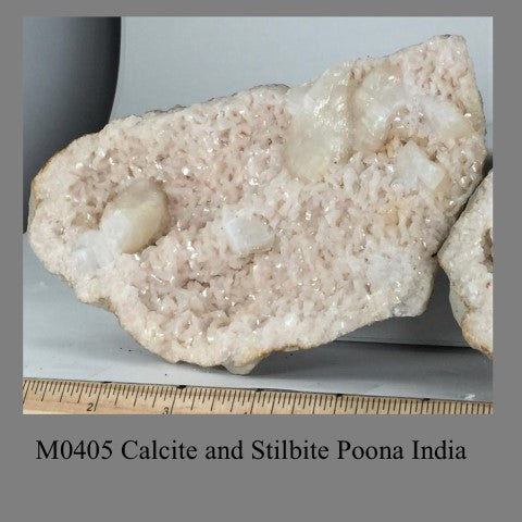 M0405 Calcite and Stilbite Poona India