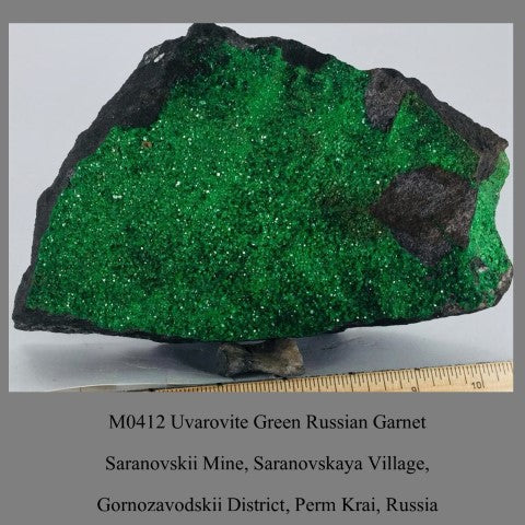 M0412 Uvarovite Green Russian Garnet