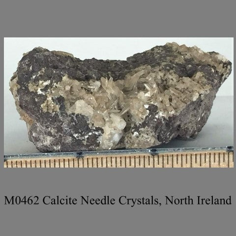 M0462 Calcite Needle Crystals, North Ireland