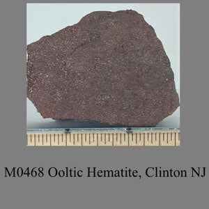 M0468 Ooltic Hematite, Clinton NJ