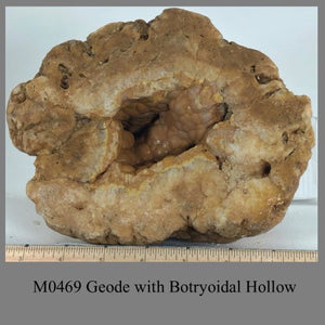 M0469 Geode with Botryoidal Hollow