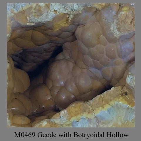M0469 Geode with Botryoidal Hollow