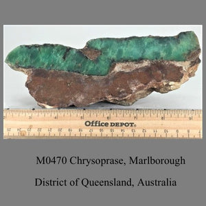 M0470 Chrysoprase, Marlborough District of Queensland, Australia