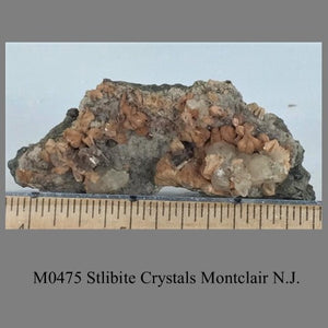 M0475 Stlibite Crystals Montclair N.J.