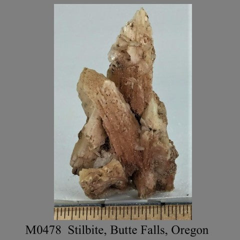 M0478  Stilbite, Butte Falls, Oregon