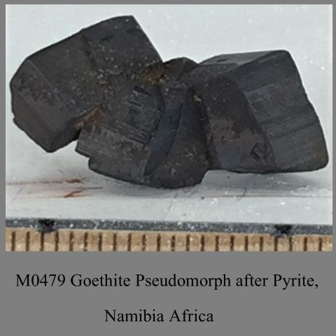 M0479 Goethite Pseudomorph after Pyrite, Namibia Africa