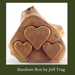 Carved Heart Bandsaw Box