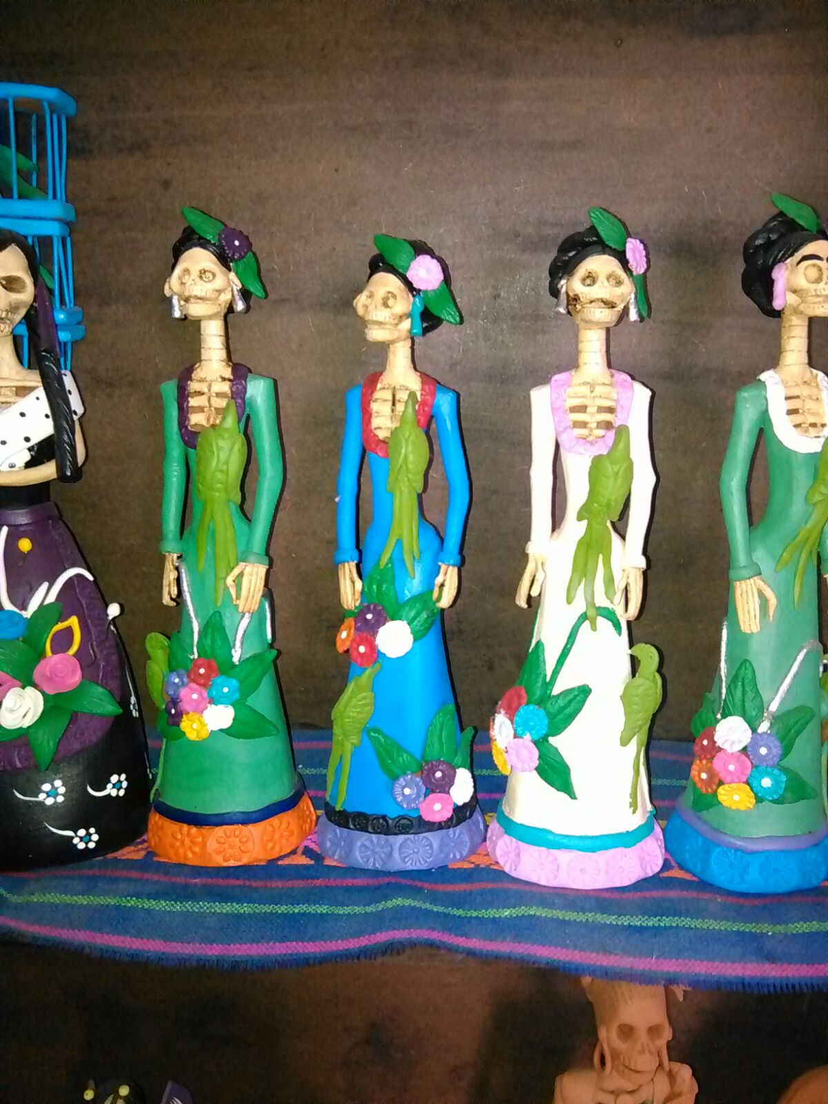 Mexican Clay Catrinas from Jeff Trag