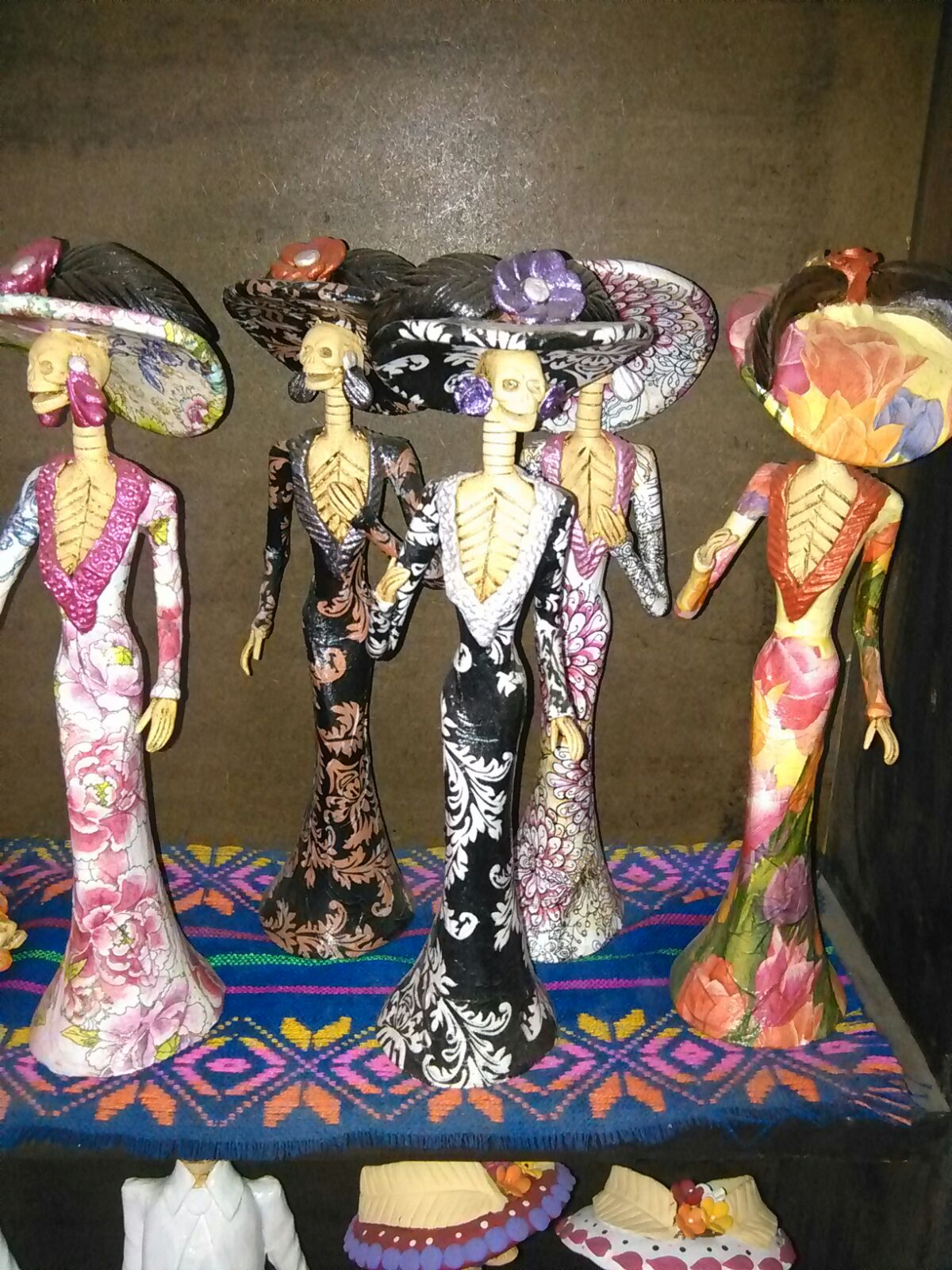 Mexican Clay Catrinas from Jeff Trag