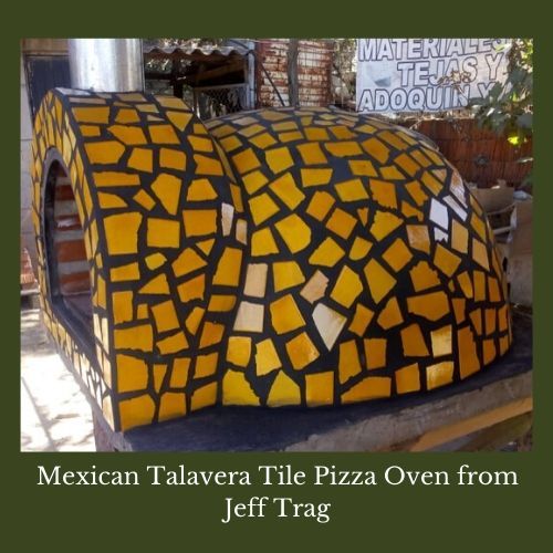 Mexican Talavera tile Pizza Oven from Jeff Trag