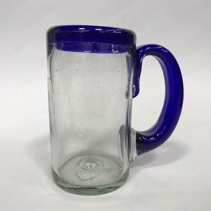 BGX-500 Beer Mug Glass with colored rim